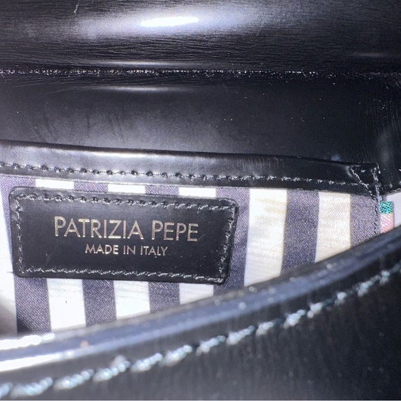 Patrizia Pepe Black Studded Shoulder Bag - Picture 11 of 16